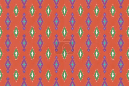 Téléchargez les photos : Fond rouge rayures géométriques abstrait motif ethnique aztèque fond design pour textile, tissu, décoratif, vêtements. - en image libre de droit
