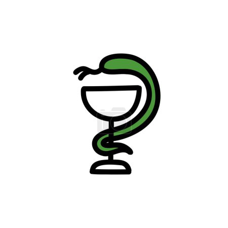 Illustration for Medicine symbol doodle icon, vector illustration - Royalty Free Image