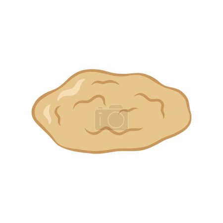 Illustration for Sourdough doodle icon, vector illustration - Royalty Free Image
