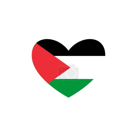 Ilustración de Amor Palestina Vector Diseño ilustración emblema - Imagen libre de derechos