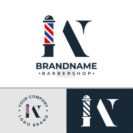 Letter W Barbershop Logo, suitable for any business related to barbershop with W initial.
