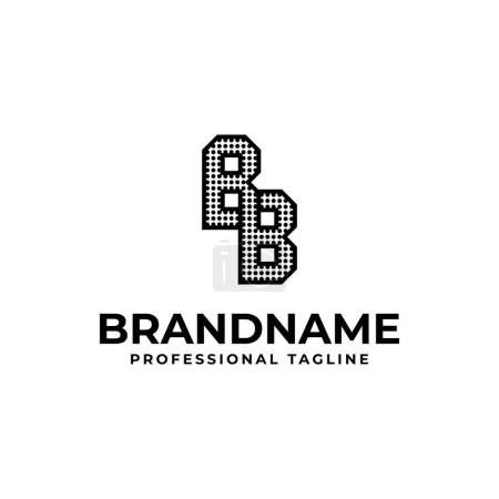 Téléchargez les illustrations : Lettres Logo monogramme BB Dot, adapté aux entreprises avec initiales BB - en licence libre de droit