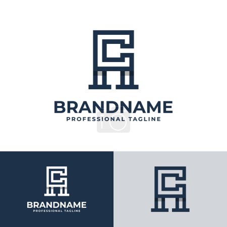 Letters AC Monogram Logo, Suitable for business with AC or CA initials