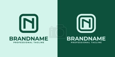 Initiales modernes ON Logo, convient aux entreprises avec des initiales ON ou NO