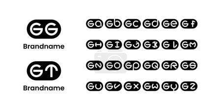 Buchstabe GA GB GC GD GE GF GG GH GI GJ GK GL GM GN GO GP GQ GR GS GT GU GV GW GX GY GZ Logo