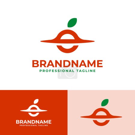 Téléchargez les illustrations : Logo Orange Black Hole, adapté à toutes les entreprises liées à Orange et Black Hole. - en licence libre de droit