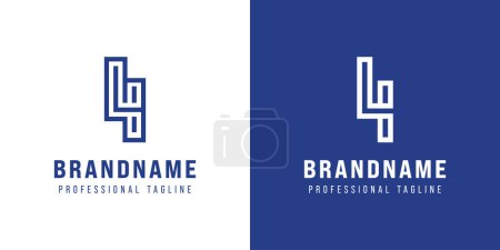 Buchstaben LI Monogramm Logo, geeignet für jedes Unternehmen mit LI oder IL Initialen