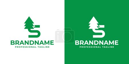 Letter S Tree Logo, Perfect for Environmental Organizations and Eco Friendly Brands