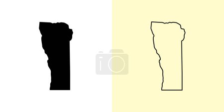 Ilustración de San Luis mapa, Argentina, Américas. Diseños de mapas rellenos y esquemáticos. Ilustración vectorial - Imagen libre de derechos