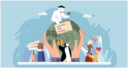Climate change. Save the planet. Animal justice. On World Environment Day, lets reflect on our impact on planet Promoting sustainability clead to positive changes in global warming trends