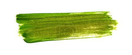 Photo for Hand drawn dirty green paintbrush texture - Royalty Free Image