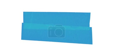 Photo for Blue adhesive tape texture with copy space - Royalty Free Image