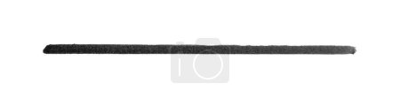 Photo for Black pencil line or stroke - Royalty Free Image