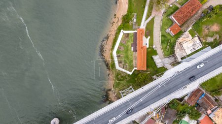 Photo for City of Florianopolis, Hercilio Luz Bridge. Brazil - Royalty Free Image