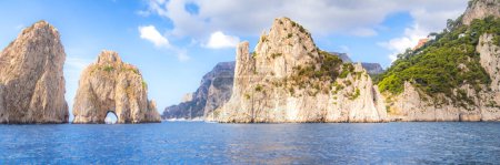Capri Island, Italy, Europe. Amazing day with beatiful collors.