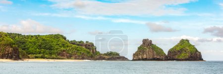 Photo for Fernando de Noronha, Brasil. Turquoise water around the Two Brothers rocks, UNESCO World Heritage Site, Brazil, South America - Royalty Free Image