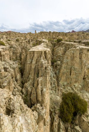 Photo for La Paz, Valle de la Luna scenic rock formations. Bolivia. South America. - Royalty Free Image