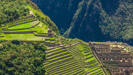 Téléchargez les photos : Machu Picchu, Pérou. Vue aérienne - en image libre de droit