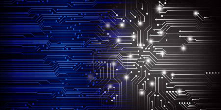 cyber circuit technologie future concept fond