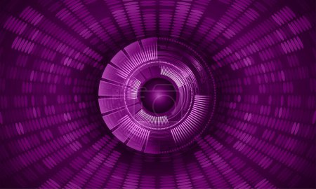 Illustration for A purple spiral staircase abstract background vector illustration - Royalty Free Image