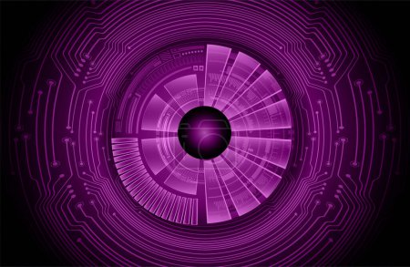 Illustration for Purple futuristic abstract background - Royalty Free Image