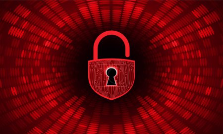 Téléchargez les illustrations : Cybersécurité concept de protection des données, vie privée - en licence libre de droit