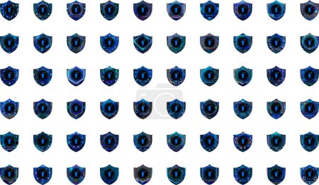 Illustration for Vector Shield icon.  security labels. - Royalty Free Image