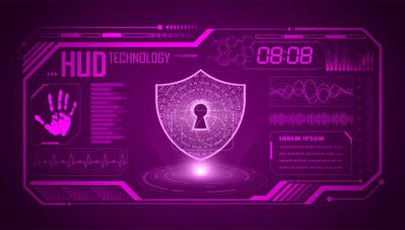Téléchargez les illustrations : Cybersécurité et contexte technologique futur - en licence libre de droit