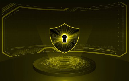 Illustration for Abstract background for technology, business, tech, security - Royalty Free Image