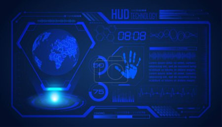 Photo for Futuristic virtual hud interface. technology concept. vector illustration. - Royalty Free Image
