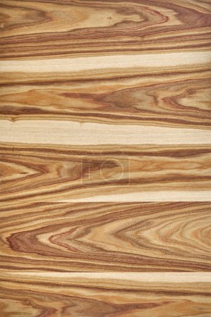 Furnier Santos Palisander. Holzstruktur. Holzbearbeitung und Tischlereiproduktion. Nahaufnahme. Möbelherstellung