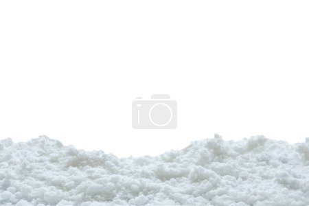 Foto de Nieve aislada sobre fondo blanco de cerca - Imagen libre de derechos