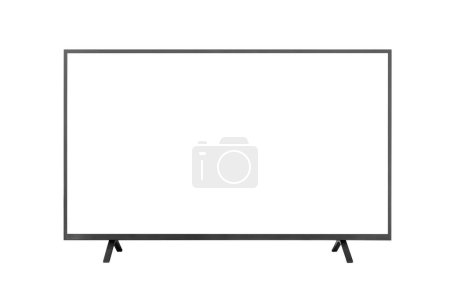 Photo for White screen LED TV television isolated on white background - Royalty Free Image
