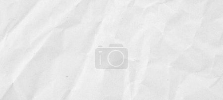 Téléchargez les photos : Abstract white crumpled and creased recycle paper texture background - en image libre de droit