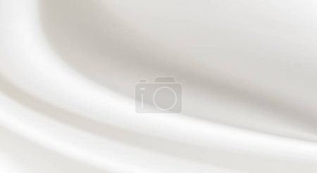 Téléchargez les photos : Texture abstraite de tissu blanc avec fond d'onde douce - en image libre de droit