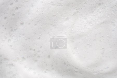 Abstrakte weiße Seifenschaum Blasen Textur Hintergrund
