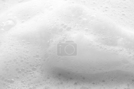 Photo for Abstract white soap foam bubbles texture background - Royalty Free Image