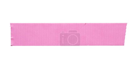 Foto de Cintas adhesivas adhesivas rosadas aisladas sobre fondo blanco - Imagen libre de derechos
