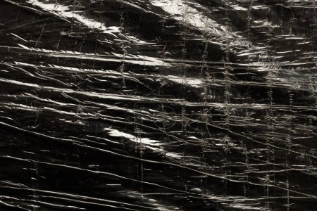 Foto de Película de plástico transparente capa superposición textura fondo - Imagen libre de derechos