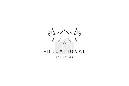 Template logo design solution for school or educational center