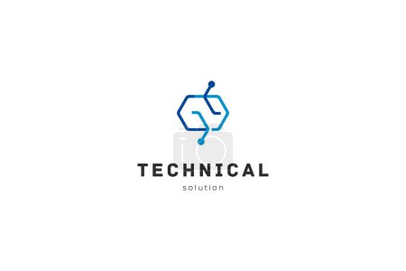 Technical logo design solution