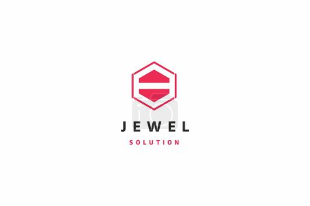 Jewel template logo design solution