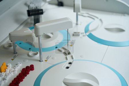 Photo for Close up of laboratory equipment. Device for laboratory research - Royalty Free Image