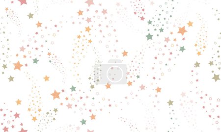 Ilustración de Diseño de banner Stars con fondo blanco. Ilustración vectorial - Imagen libre de derechos