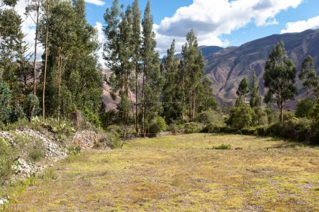 Foto de Imagen de Yanahuara en Valle Sagrado en Cusco Perú. Paisaje peruano en los Andes. - Imagen libre de derechos