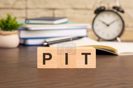 Time-sensitive Personal Income Tax (PIT) is a crucial concept, especially with the looming deadline indicated by the clock alarm.
