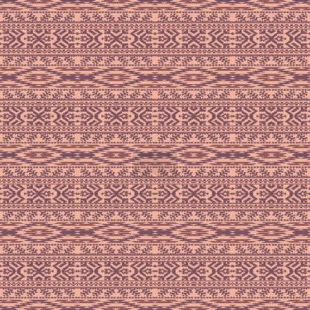 Photo for Pattern seamless  etnic with geometric texture and harmony color for textile, fashion, product design, etc - Royalty Free Image