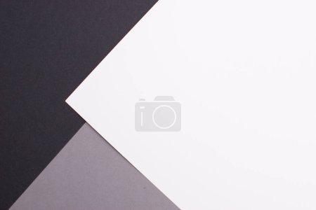 Téléchargez les photos : Fond géométrique abstrait noir, gris et blanc - en image libre de droit
