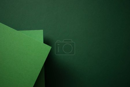 Téléchargez les photos : Vert géométrique 3d fond abstrait - en image libre de droit