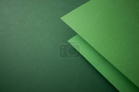 Téléchargez les photos : Fond géométrique vert 3d, espace de copie - en image libre de droit